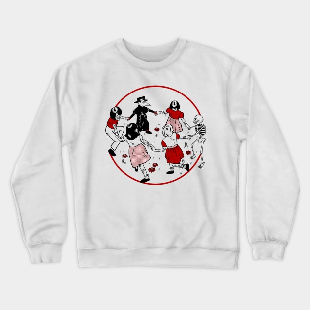 Black Plague Kids Crewneck Sweatshirt by LoudMouthThreads